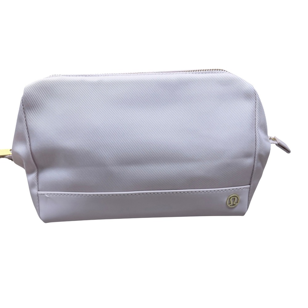 Lululemon Everywhere Kit 4L Misty Pink W/ Clear Pouch Cosmetic Bag Logo NWOT